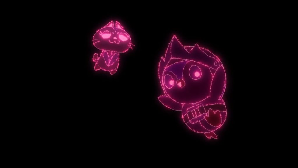 Космический Пингвин (Pengu) и Catbot светятся как голографические проекции - Knights of Guinevere